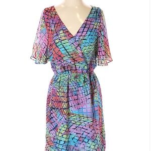 Presley Skye Rainbow Silk Sundress